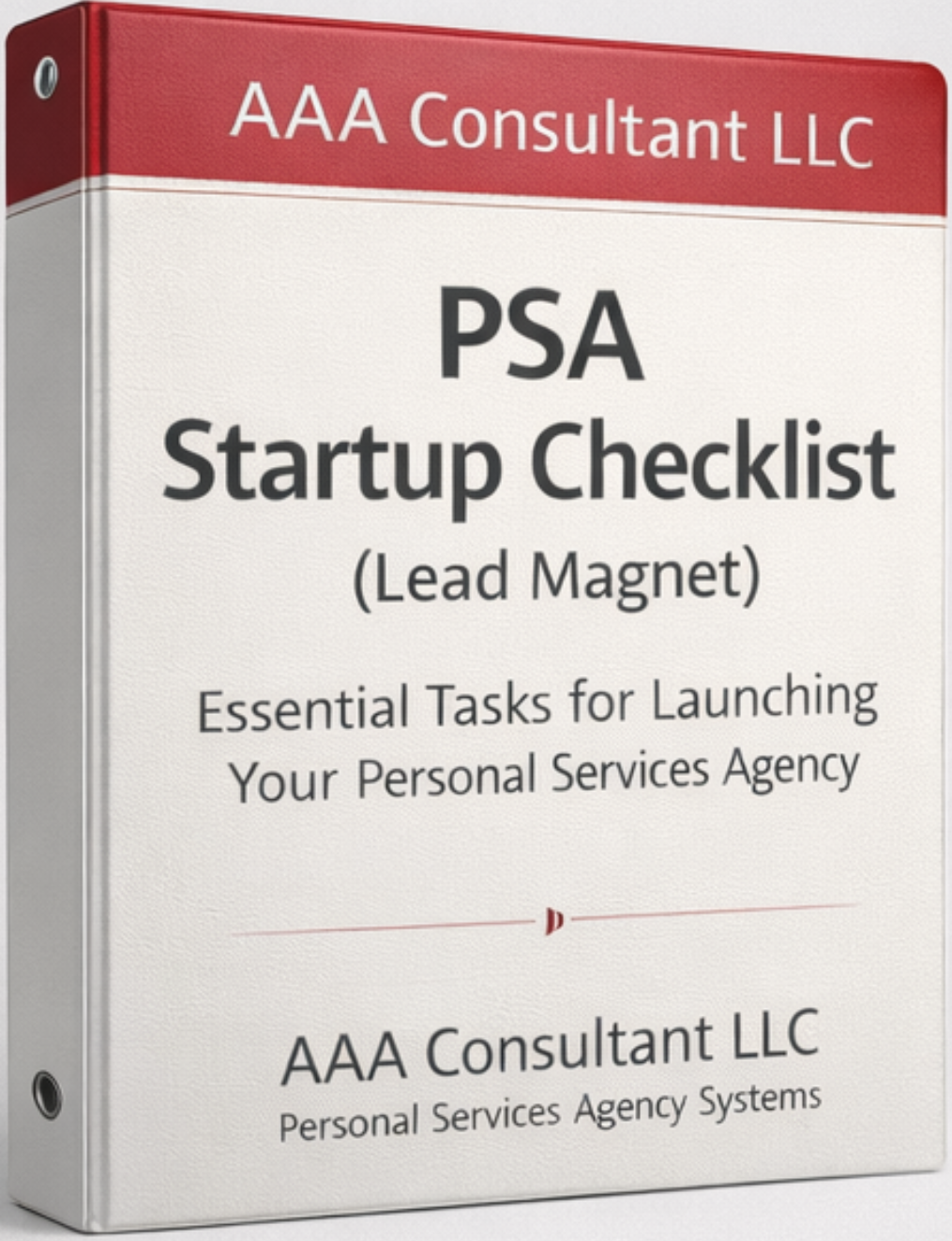 PSA Startup Checklist cover