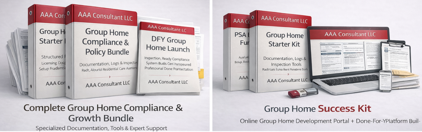 Group Home Startup Kit Visual